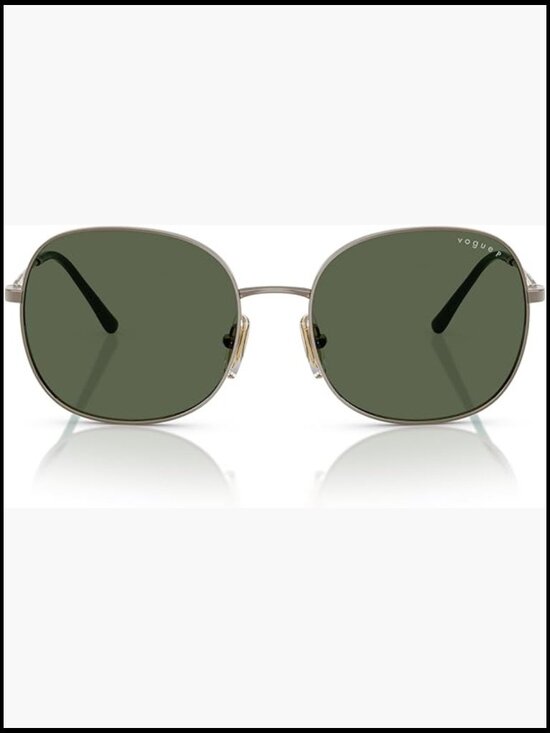 Round Metal Frame Polarized Sunglasses with UV Protection